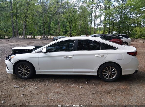 5NPE24AF7KH782345 2019 HYUNDAI SONATA Белый Панорамный вид салона 360°