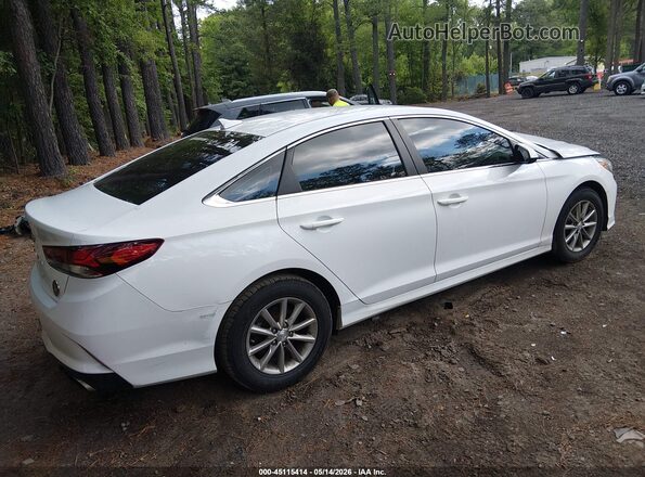 5NPE24AF7KH782345 2019 HYUNDAI SONATA Белый Задняя правая четверть
