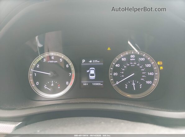 5NPE24AF7KH782345 2019 HYUNDAI SONATA Белый Вид задних сидений