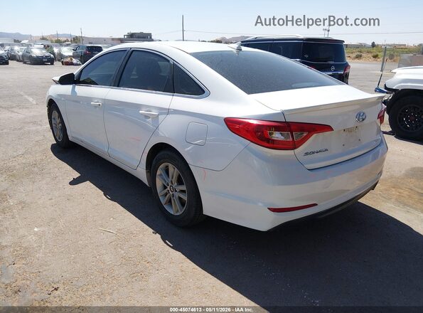 5NPE24AF8GH267264 2016 HYUNDAI SONATA Белый Задняя левая четверть