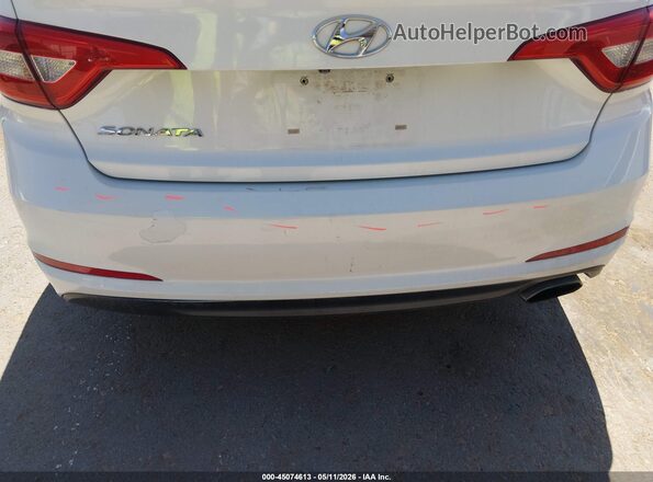 5NPE24AF8GH267264 2016 HYUNDAI SONATA Белый 