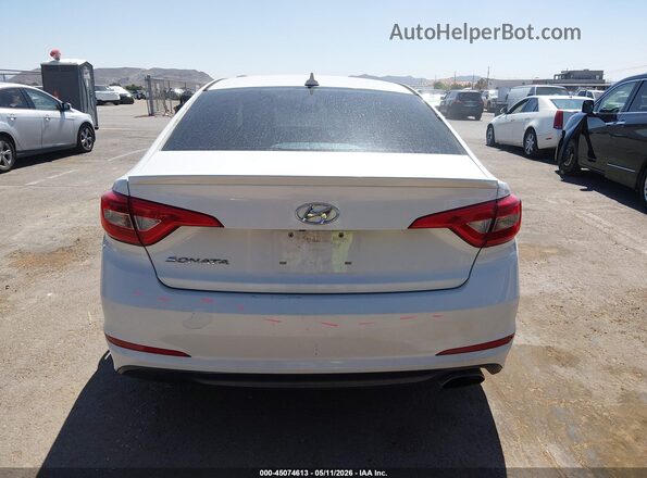 5NPE24AF8GH267264 2016 HYUNDAI SONATA Белый 