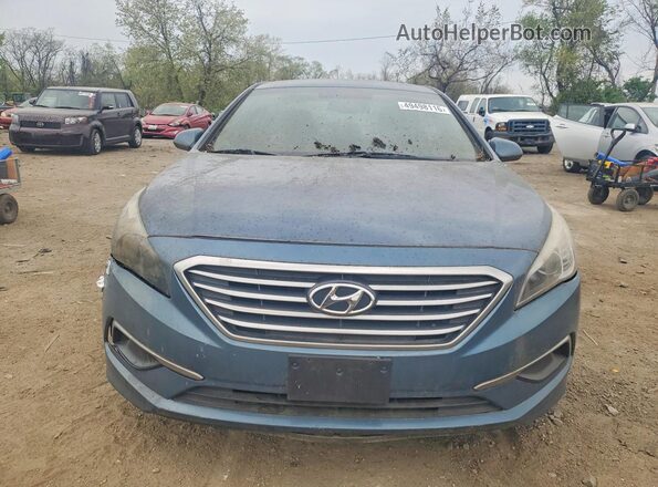 5NPE24AF8GH331612 2016 HYUNDAI SONATA Blue Vista frontal