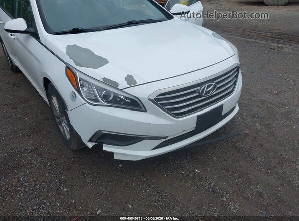 5NPE24AF8GH337992 2016 HYUNDAI SONATA White Вид спереду