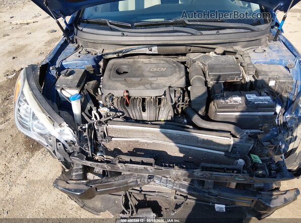 5NPE24AF8GH427840 2016 HYUNDAI SONATA Blue უკანა ხედი