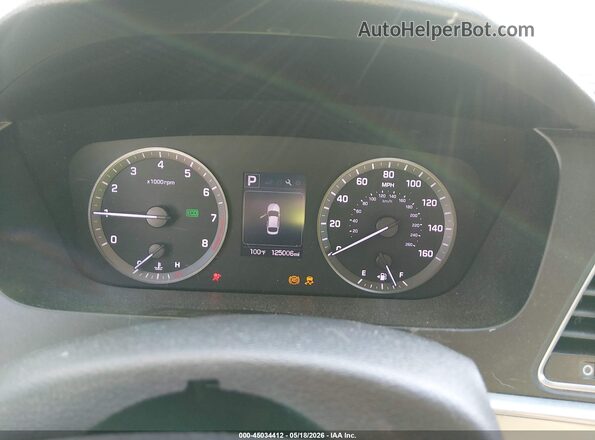 5NPE24AF8GH427840 2016 HYUNDAI SONATA Blue უკანა სავარძლების ხედი