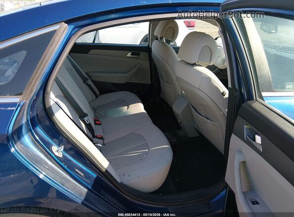5NPE24AF8GH427840 2016 HYUNDAI SONATA Blue VIN კოდის სტიკერის ხედი