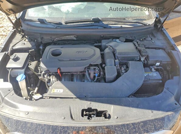 5NPE24AF8HH560860 2017 HYUNDAI SONATA Black Սալոնի հետևի տեսք