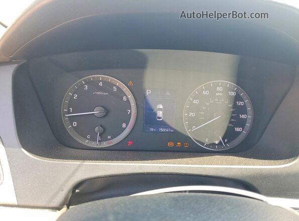 5NPE24AF8HH560860 2017 HYUNDAI SONATA Black Սարքավորումների վահանակի տեսք