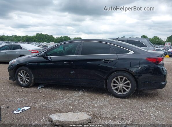5NPE24AF8JH635546 2018 HYUNDAI SONATA Black Widok wnętrza 360 stopni