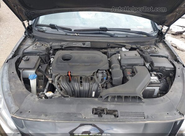 5NPE24AF8JH635546 2018 HYUNDAI SONATA Black Widok z tyłu