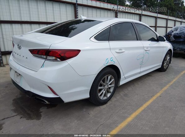 5NPE24AF8KH735938 2019 HYUNDAI SONATA White Задня права чверть