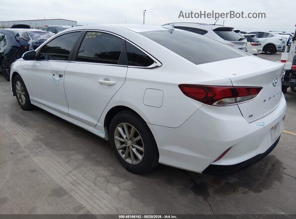 5NPE24AF8KH735938 2019 HYUNDAI SONATA White Задня ліва чверть