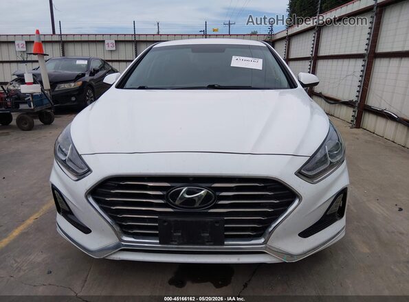 5NPE24AF8KH735938 2019 HYUNDAI SONATA White Вид щитка приладів