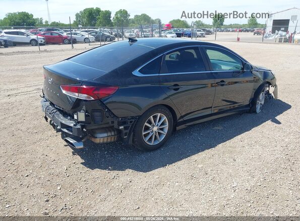 5NPE24AF8KH804871 2019 HYUNDAI SONATA Черный Задняя правая четверть