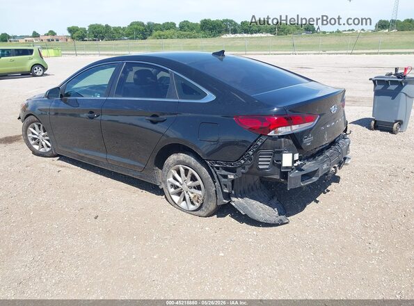 5NPE24AF8KH804871 2019 HYUNDAI SONATA Черный Задняя левая четверть
