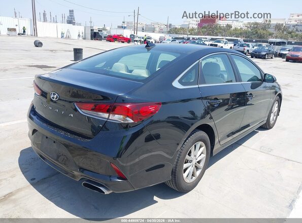 5NPE24AF8KH808726 2019 HYUNDAI SONATA Black Tył prawy