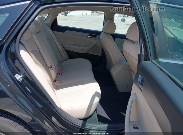 5NPE24AF8KH808726 2019 HYUNDAI SONATA Black Widok naklejki z numerem VIN