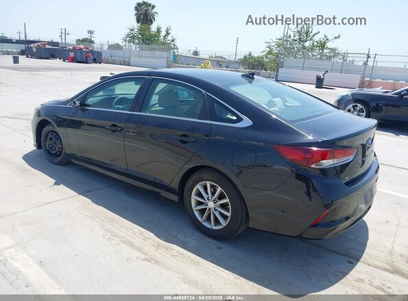 5NPE24AF8KH808726 2019 HYUNDAI SONATA Black Tył lewy