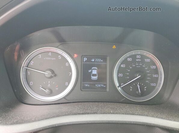 5NPE24AF8KH817460 2019 HYUNDAI SONATA Gray 