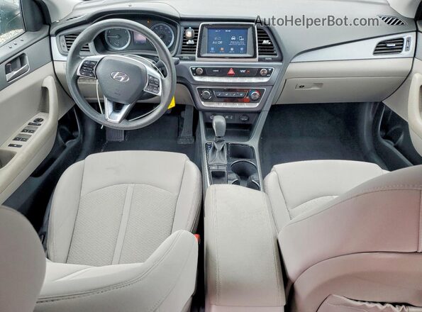 5NPE24AF8KH817460 2019 HYUNDAI SONATA Gray 