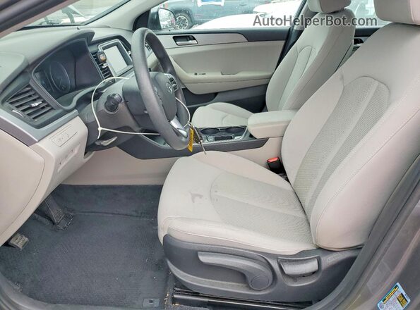 5NPE24AF8KH817460 2019 HYUNDAI SONATA Gray 