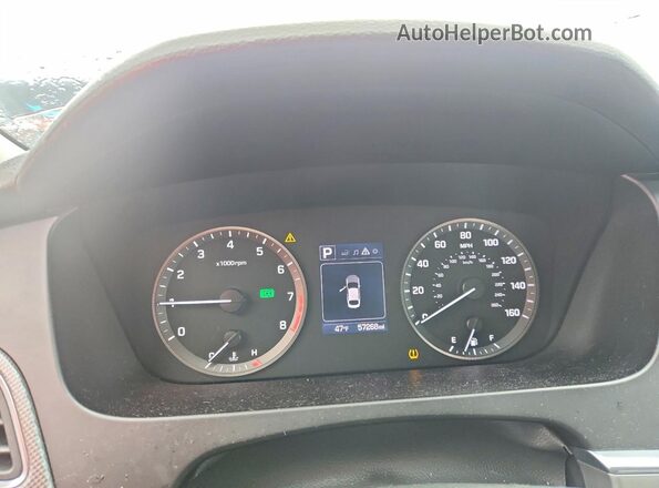 5NPE24AF9GH300644 2016 HYUNDAI SONATA Silver Widok zestawu wskaźników