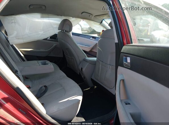 5NPE24AF9GH360956 2016 HYUNDAI SONATA Бордовый Вид наклейки с VIN-кодом