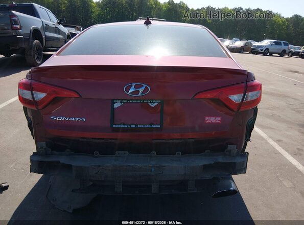 5NPE24AF9GH360956 2016 HYUNDAI SONATA Бордовый 