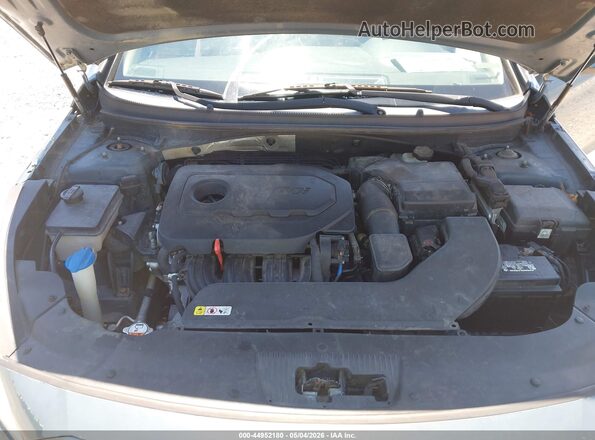 5NPE24AF9GH387039 2016 HYUNDAI SONATA Blue Rear view