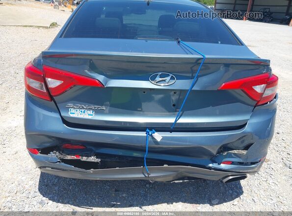 5NPE24AF9GH387039 2016 HYUNDAI SONATA Blue Front view