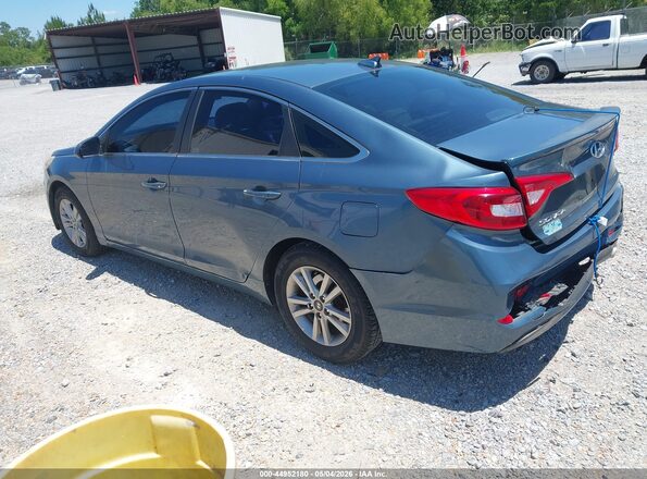 5NPE24AF9GH387039 2016 HYUNDAI SONATA Blue Rear left