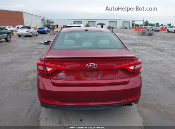 5NPE24AF9GH418693 2016 HYUNDAI SONATA Красный 