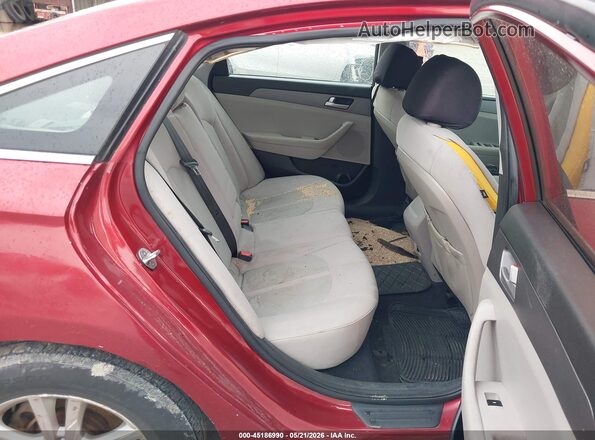 5NPE24AF9GH418693 2016 HYUNDAI SONATA Красный Вид наклейки с VIN-кодом