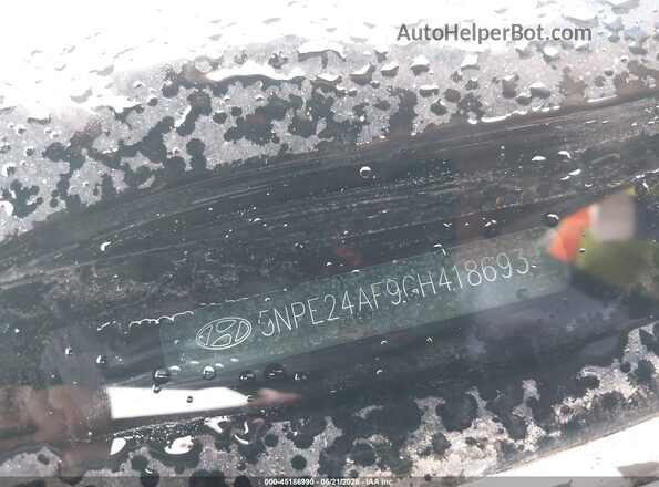 5NPE24AF9GH418693 2016 HYUNDAI SONATA Красный 