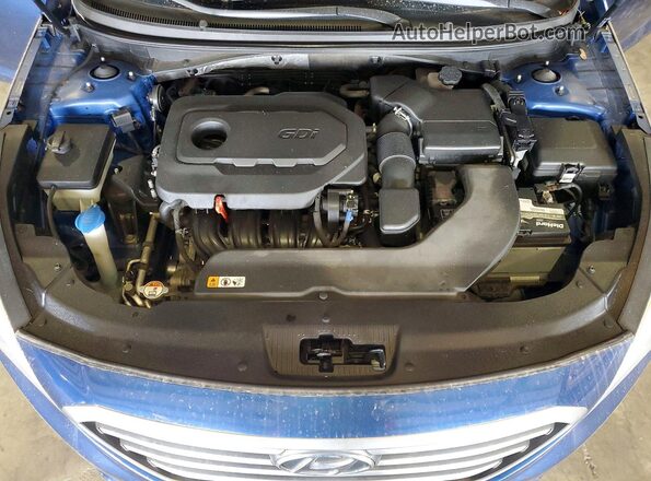 5NPE24AF9HH525454 2017 HYUNDAI SONATA Blue Սալոնի հետևի տեսք