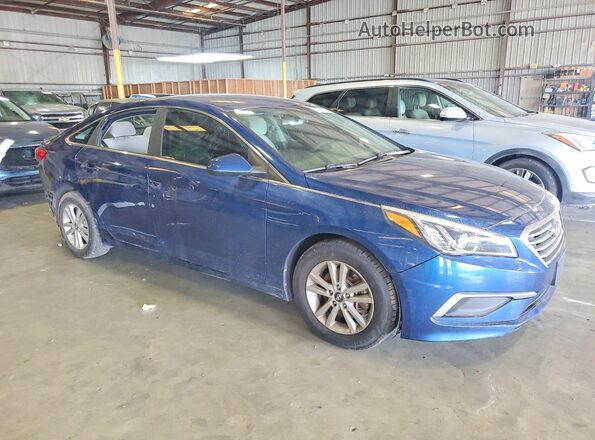 5NPE24AF9HH525454 2017 HYUNDAI SONATA Blue Առջևի աջ