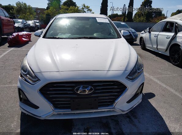 5NPE24AF9JH716698 2018 HYUNDAI SONATA Белый Вид щитка приборов