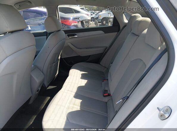 5NPE24AF9JH716698 2018 HYUNDAI SONATA Белый Вид наклейки с VIN-кодом