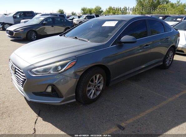 5NPE24AF9KH736211 2019 HYUNDAI SONATA Серый Передняя левая четверть