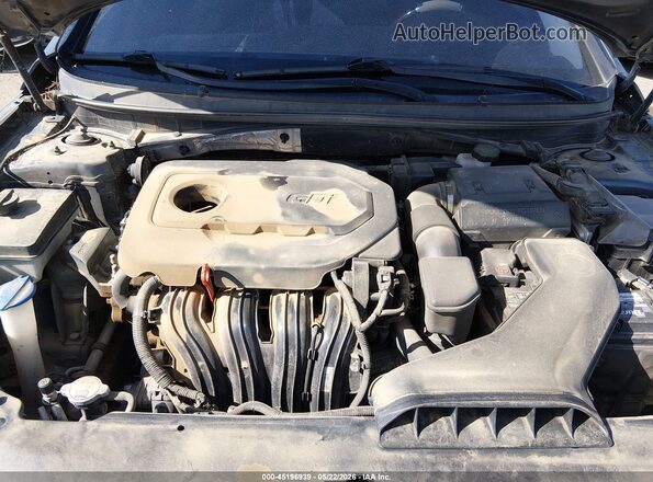 5NPE24AF9KH736211 2019 HYUNDAI SONATA Серый Вид сзади