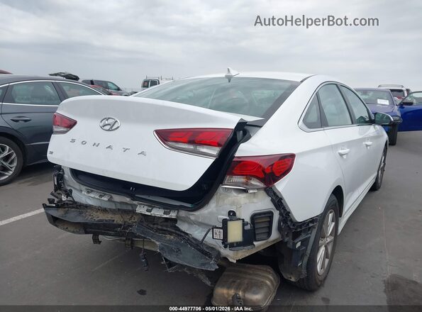 5NPE24AF9KH745331 2019 HYUNDAI SONATA White Задня права чверть