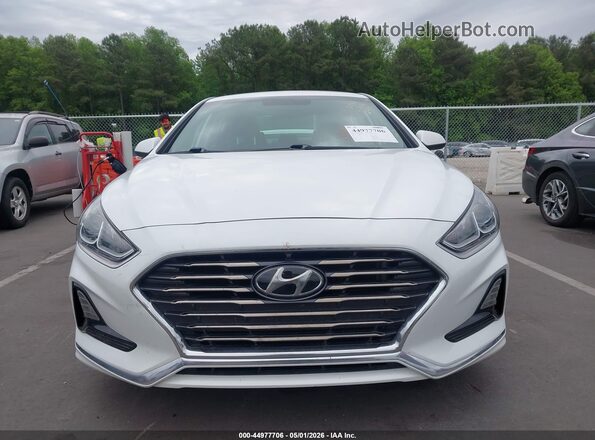 5NPE24AF9KH745331 2019 HYUNDAI SONATA White Вид задньої частини салону