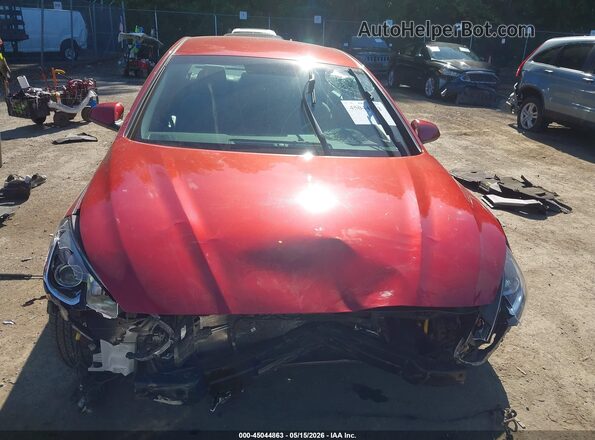 5NPE24AF9KH798420 2019 HYUNDAI SONATA Red Սարքավորումների վահանակի տեսք