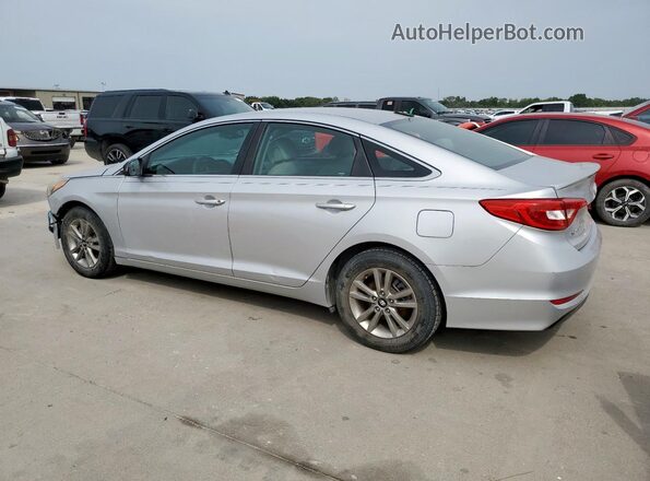 5NPE24AFXGH268352 2016 HYUNDAI SONATA Серебряный Задняя левая четверть