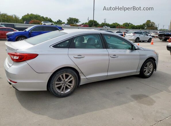 5NPE24AFXGH268352 2016 HYUNDAI SONATA Серебряный Задняя правая четверть
