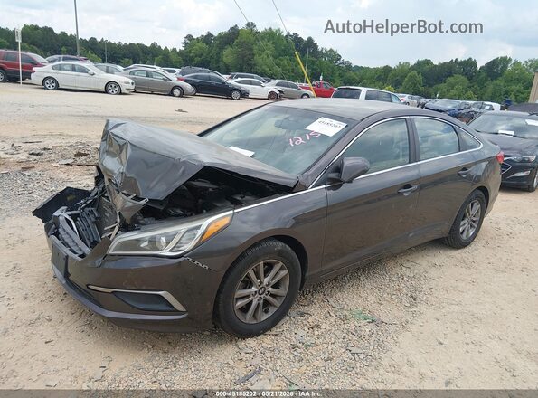 5NPE24AFXGH281215 2016 HYUNDAI SONATA Gray Przód lewy