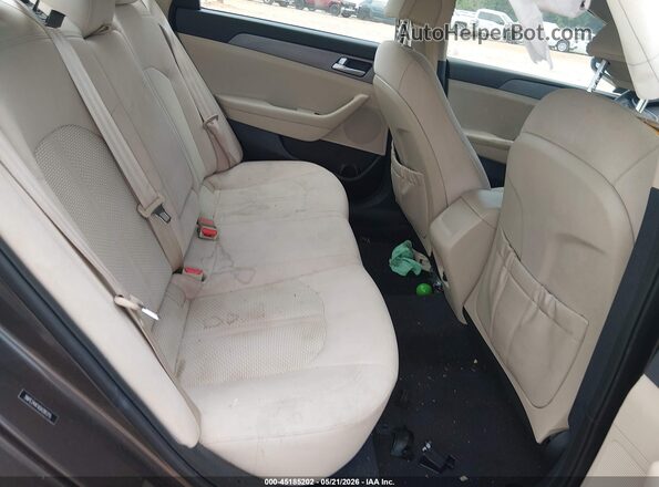 5NPE24AFXGH281215 2016 HYUNDAI SONATA Gray Widok naklejki z numerem VIN