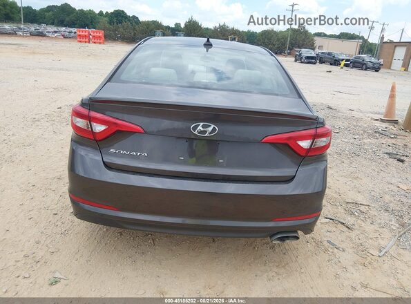 5NPE24AFXGH281215 2016 HYUNDAI SONATA Gray 