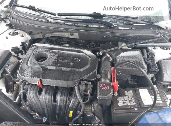 5NPE24AFXGH332969 2016 HYUNDAI SONATA Белый Вид сзади